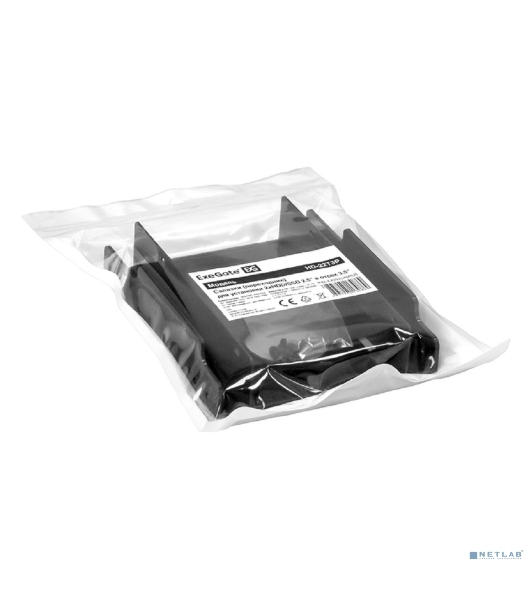 Салазки (переходник) ExeGate EX292545RUS HD-22T3P пластиковые для установки 2xHDD/SSD 2.5' в отсек 3.5'