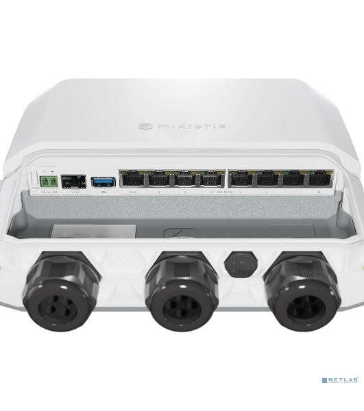 Маршрутизатор/RB5009UPr+S+OUT Wired router 2.5 Gigabit Ethernet, Gigabit Ethernet White