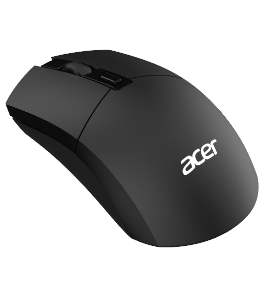 Комплект клавиатура+мышь Acer OKR120 беспроводной, USB, 1600 DPI, чёрный