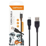 Кабель GoPower GP01T USB (m)-Type-C (m) 1.0м 2.4A ПВХ черный (1/800), фото2