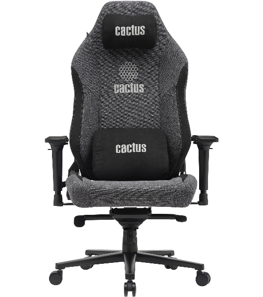 Кресло Cactus CS-CHR-MAG-GY серый, экокожа