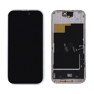 Дисплей (модуль) для Apple iPhone 15 Pro в сборе с тачскрином черный (Soft Oled)