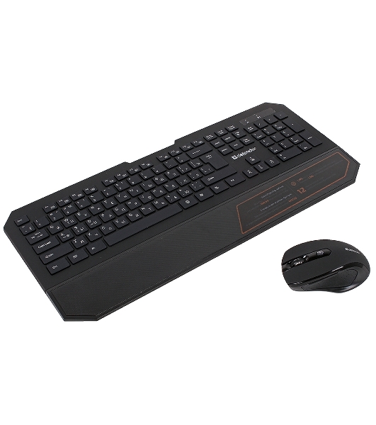 Комплект клавиатура+мышь Defender Berkeley C-925 беспроводной, USB, 1600 DPI, чёрный