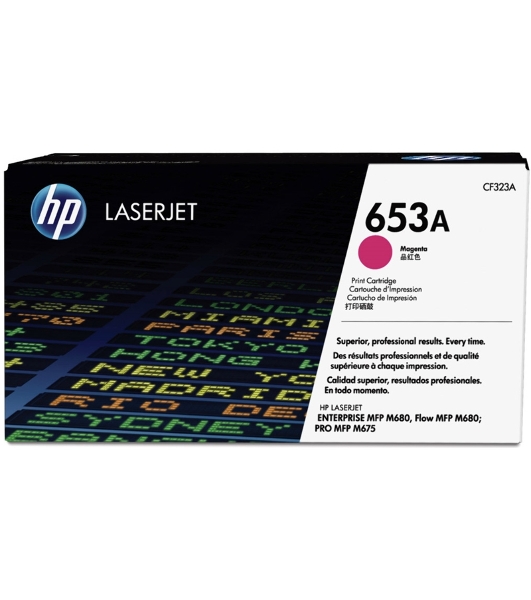 Тонер Картридж HP 653A CF323A пурпурный для HP MFP M680/Flow MFP M680 (16000 стр.)