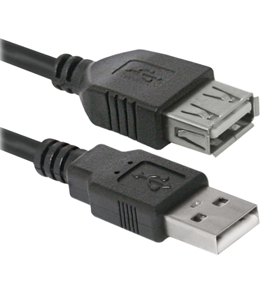 Кабель USB Defender USB02-10 USB2.0 AM-AF, 3.0м