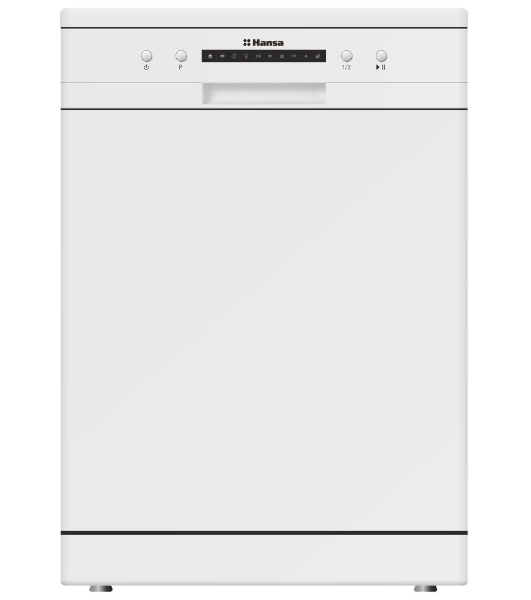 Посудомоечная машина Hansa ZWM616WH, белый, 59.8 см, 12 компл., 49 дБ, класс A++