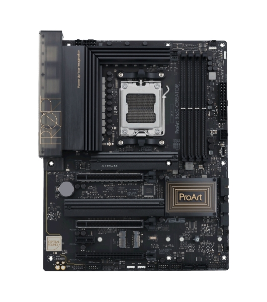 Материнская плата ASUS ProArt B650-CREATOR, AM5, AMD B650, 4xDDR5, 4xSATA, 3xM.2, 1xPCIe 4.0 x16, 1xPCIe 4.0 x8, 1xPCIe 4.0 x4, 1xHDMI, 1xDP, 2x 2.5Gb LAN, 2xUSB-C 3.2 Gen 2, 3xUSB-A 3.2 Gen 2, 2xUSB-A 2.0, 5x3.5 мм, 7.1, ATX