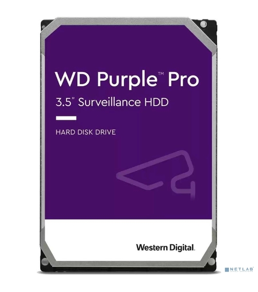 Жесткий диск Western Digital Original SATA-III 12Tb WD121PURP Video Purple Pro (7200rpm) 256Mb 3.5'