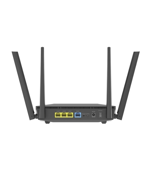 Роутер беспроводной Asus RT-AX52 AX1800 10/100/1000BASE-TX черный