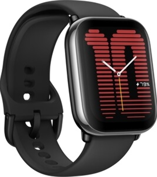 Смарт-часы AMAZFIT Active 2S A2440 1.75' AMOLED корп.серебристый рем.черный разм.брасл.:150-210мм (6972596108825)