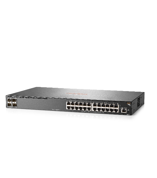 Коммутатор HPE Aruba 2930F 24G 4SFP+, 24×1 Гбит/с + 4×10 Гбит/с SFP+, управляемый