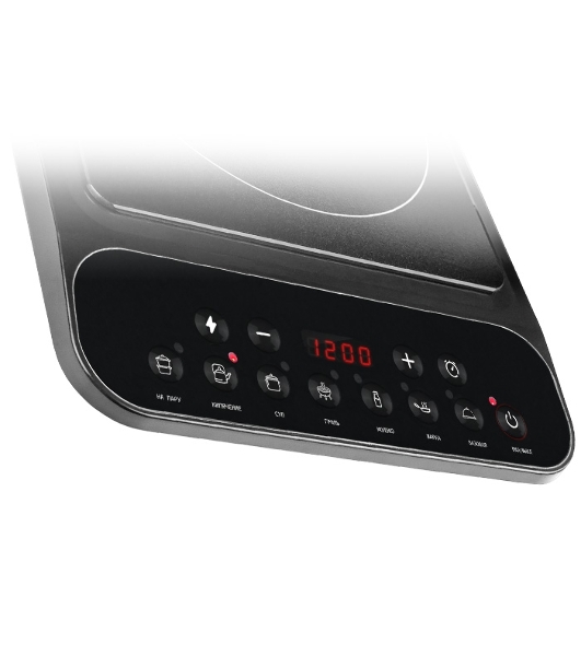 Индукционная плитка Centek CT-1517 Black <2000Вт> 8 настр. мощности, 7 программ, таймер, LED-дисплей