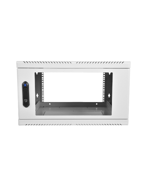 Шкаф настенный ЦМО ШРН-12.650 12U 600x650мм пер.дв.стекл несъемные бок.пан. 50кг серый