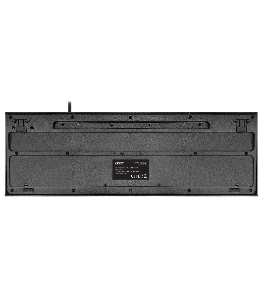 Клавиатура проводная Acer OKW120, USB, черный