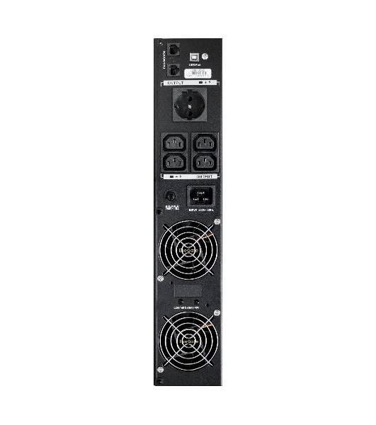 Источник бесперебойного питания Pure Sine Wave ExeGate SinePower UHB-3000.LCD.AVR.1SH.4C13.RJ.USB.2U 3000VA/2400W, LCD, AVR, 1*Schuko+4*C13, RJ45/11, USB, Rackmount 2U/Tower, металлический корпус, черный