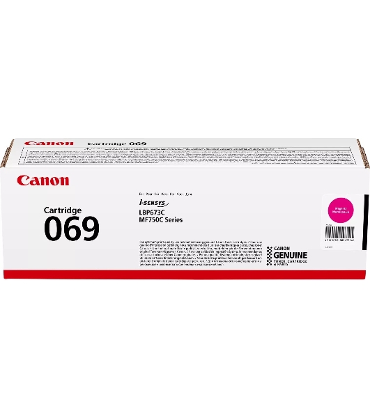 Картридж лазерный Canon 069M (5092C002) пурпурный (1900 стр.) для Canon MF752Cdw/754Cdw, LBP673Cdw