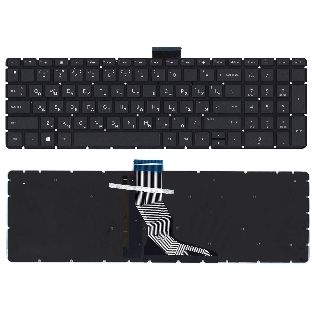 Клавиатура для ноутбука HP 15-BW 250 G6 черная с подсветкой