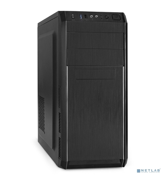 Компьютерный корпус Miditower ExeGate XP-334UC-XP400 (ATX, XP400 с вент. 12см, 1хUSB/1хUSB 3.0/1хTypeC, аудио, черный)