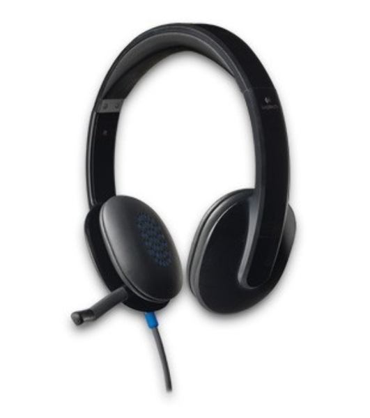 Гарнитура Logitech USB Headset H540 чёрный, проводная, USB