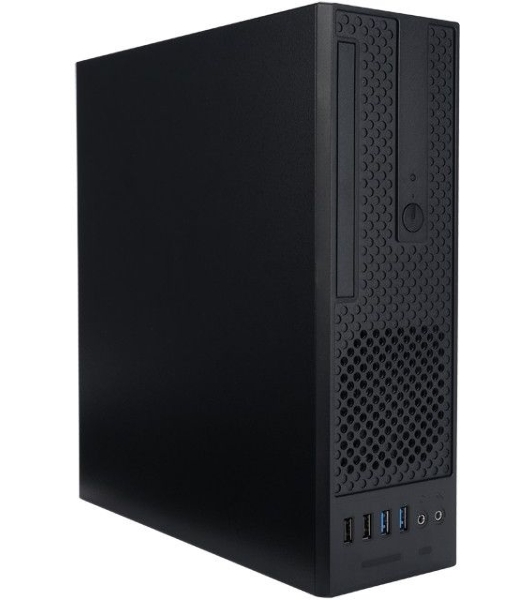 Компьютерный корпус Slim Desktop INWIN CJ708BL IP-S265AU7-2 80plus Bronze, U3*2+U2*2+A(HD)+TYPE 3.1C + FAN 80*15мм + intrusion switch INWIN Slim Case