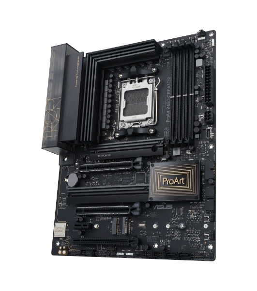 Материнская плата ASUS ProArt B650-CREATOR, AM5, AMD B650, 4xDDR5, 4xSATA, 3xM.2, 1xPCIe 4.0 x16, 1xPCIe 4.0 x8, 1xPCIe 4.0 x4, 1xHDMI, 1xDP, 2x 2.5Gb LAN, 2xUSB-C 3.2 Gen 2, 3xUSB-A 3.2 Gen 2, 2xUSB-A 2.0, 5x3.5 мм, 7.1, ATX