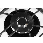 Газовая варочная панель Kuppersberg FG 62 W Газовая варочная панель, закаленное стекло, ширина 60 см, 4 газовые конфорки, WOK конфорка(3,8 кВт), автоподжиг, газ-контроль, чугунные решетки, белый, фото2