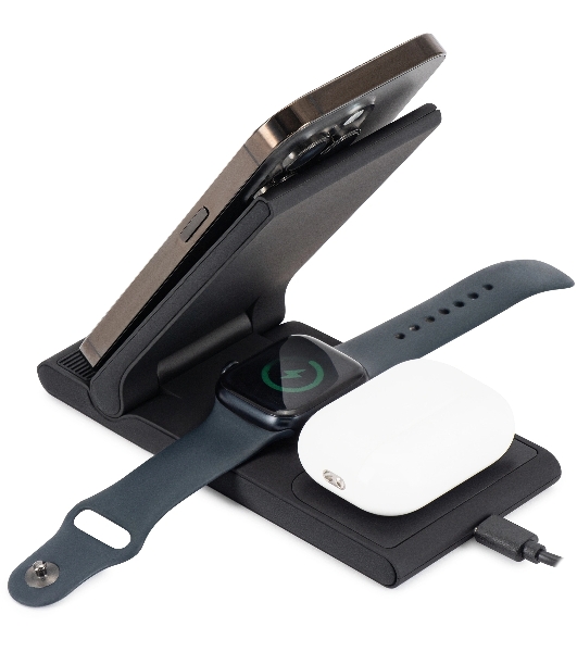 Беспроводное зарядное устройство Buro CWC-QC5 15W 3A (QI) USB-C универсальное черный
