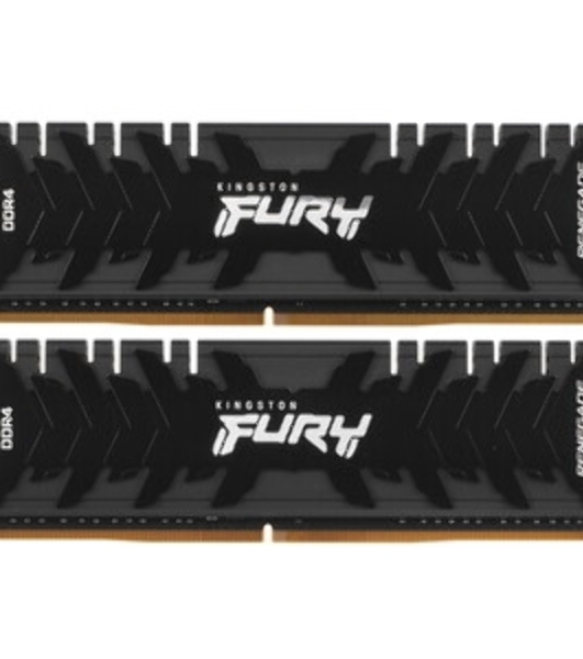 Оперативная память Kingston Fury Renegade, DDR4, 16Gb (1x16GB), 4000MHz, CL19, DIMM, с радиатором, черный