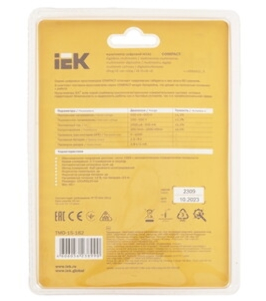 Мультиметр IEK Compact M182 цифровой