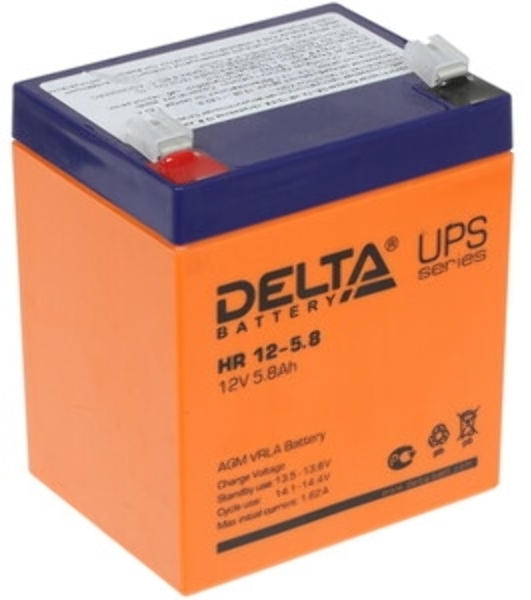 Батарея для ИБП Delta HR 12-5.8 (12V, 5.8Ah)
