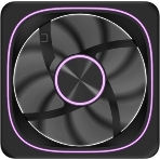 Вентилятор для корпуса Formula Air Fusion 1 BK Reverse ARGb 120х120x28 черный 4-pin 35.97дБ (упак.:1шт) (AIR FUSION 1 BK REVERSE) Ret, фото6