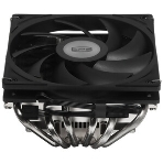 Кулер для процессора PCCooler RC600-67 (125W, 4-pin PWM, 67.5mm, Al, 4x6mm, 1x120мм, 62.5CFM, 32.5dBA, 2300RPM, S: 1851/1700/1200/115X, AM5/AM4, черный), фото11