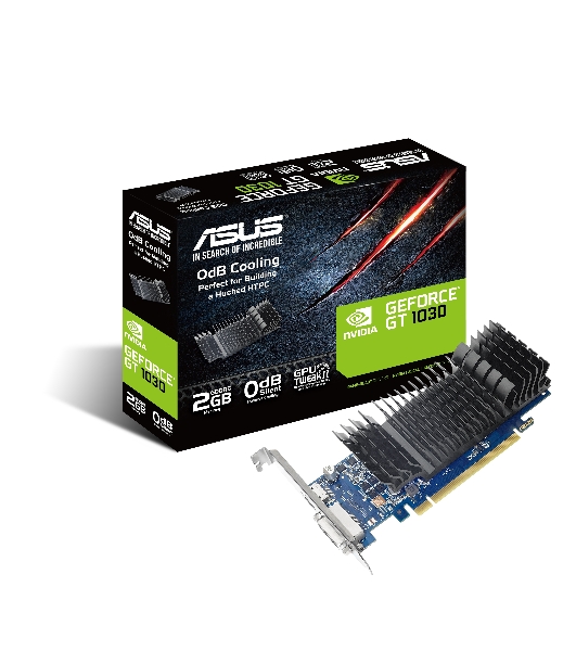 Видеокарта ASUS NVIDIA GT1030-SL-2G-BRK GT 1030 2048Mb 64 GDDR5 1228/6008 DVIx1 HDMIx1 HDCP Ret low profile