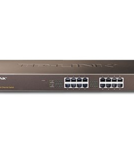 Коммутатор TP-Link SMB TL-SG1016 Коммутатор 16-port Gigabit Switch, 1U 19-inch rack-mountable steel case