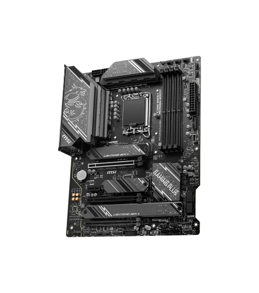 Материнская плата MSI Z790 GAMING PLUS WIFI, LGA 1700, 4xDDR5, 1xPCIe 5.0 x16, 1xPCIe 4.0 x16, 4xM.2, 6xSATA, 1xHDMI, 1xDP, 2.5 Gigabit Ethernet, 7.1 аудио, ATX