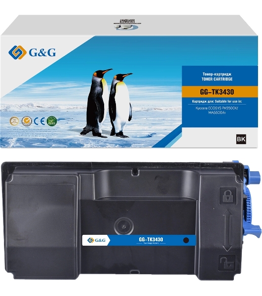 Картридж лазерный G&G GG-TK3430 TK-3430 черный (25000 стр.) для Kyocera ECOSYS PA5500X/MA5500ifx