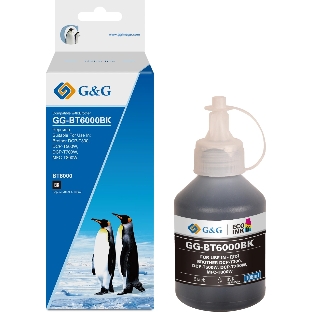 Чернила G&G GG-BT6000BK черный108мл для Brother HL-1110/1112A/1210/1212;DCP-1510/1512/1