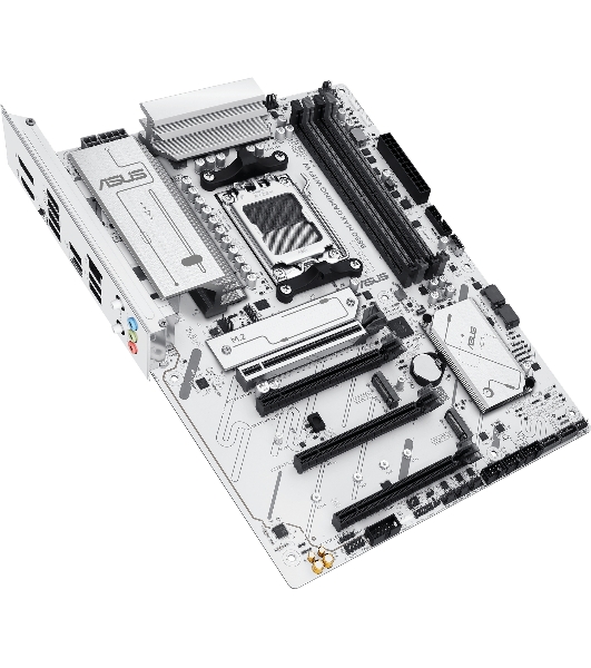 Материнская плата ASUS B850 MAX GAMING WIFI W, AM5, AMD B850, 4xDDR5, 4xSATA, 3xM.2, 1xPCIe 5.0 x16, 1xPCIe 4.0 x4, 2xPCIe 3.0 x1, 1xDisplayPort, 1xHDMI, 1x2.5Gb LAN, Wi-Fi 6E, Bluetooth 5.3, 1xUSB-C 10Gbps, 3xUSB-A 10Gbps, 2xUSB-A 5Gbps, 2xUSB-A 2.0, 3x3.5 мм, 7.1, ATX