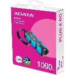 Внешний SSD ADATA SC740, 1TB, USB 3.2 Gen 2 Type-C, R/W 1050/1000, синий, фото13
