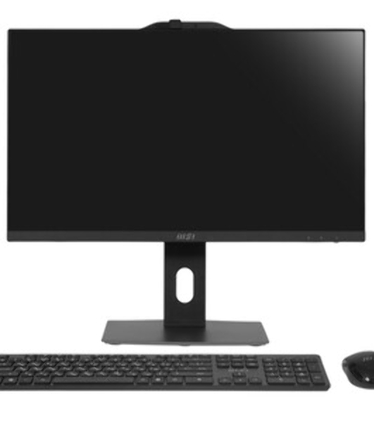 Моноблок MSI Pro AP242P 14M AiO 23,8' FHD(1920x1080)IPS AG Non-touch, Core i5-14400 (2.5GHz), 16Gb DDR5 (2x8GB), 512Gb SSD, Intel UHD,WiFi,BT,camera,WirelessKB&mouse Eng/Rus,noOS,1y w-ty,черный (9S6-AE0621-822)