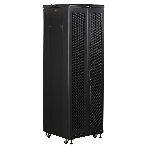 Шкаф 19' Business, 27U 600x800, черный, передняя дв. перфорир., задняя дв. распашная перфорир., фото2