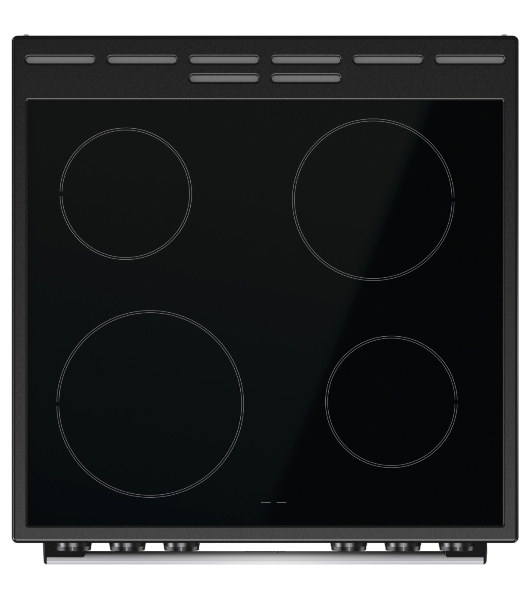 Плита электрическая Gorenje GEC6A11SG серый, конфорок 4 электрических, духовка 65 л, 60 см x 85 см x 60 см