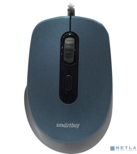 Мышь проводная беззвучная Smartbuy ONE 265-B синяя / 40 SBM-265-B