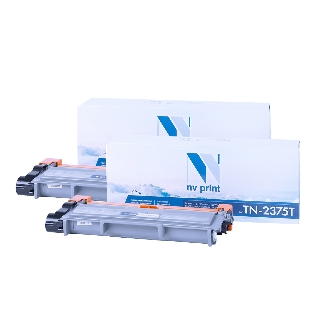Картридж NVP совместимый NV-TN-2375T-SET2 для Brother HL-L2300DR/HL-L2340DWR/HL-L2360DNR/HL-L2365DWR/DCP-L2500DR/DCP-L2520DWR/DCP-L2540DNR/DCP-L2560DWR/MFC-L2700DWR/MFC-L2720DWR/MFC-L2740DWR/MFC-L2700DNR (2600k) (2 шт)