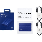 Внешний SSD Samsung T7 Shield, 2TB, USB 3.2 Gen 2 Type-C, R/W 1050/1000, синий, фото7