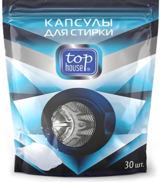 Капсулы для стирки Top House 180650, 15 шт