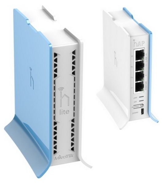 Сетевое оборудование Mikrotik RB941-2nD-TC Беспроводной маршрутизатор MikroTik RouterBOARD hAP lite
