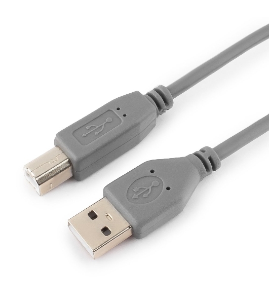 Кабель USB2.0 Pro Cablexpert CCP-USB2-AMBM-6G, AM/BM, 1.8м, экран, серый