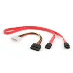 Кабель Gembird/Cablexpert SATA интерфейсный (48 см) 7pin/7pin и питания (15 см) 4pin/15pin, фото3