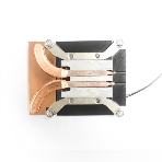Кулер Foxline D65 черный алюминий+медь 2500rpm 32.6db 4-pin 65w 17мм, фото2
